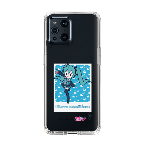 Slim Protection Case［ HATSUNE MIKU - Glitch Sky - Blue ］