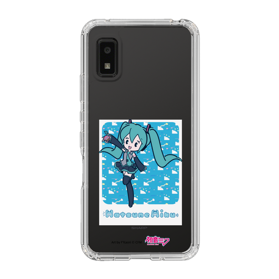 Slim Protection Case［ HATSUNE MIKU - Glitch Sky - Blue ］