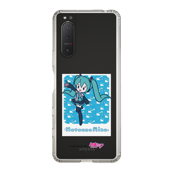 Slim Protection Case［ HATSUNE MIKU - Glitch Sky - Blue ］