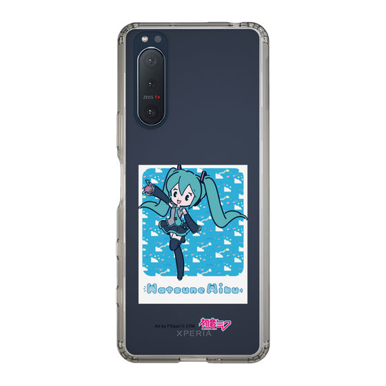 Slim Protection Case［ HATSUNE MIKU - Glitch Sky - Blue ］