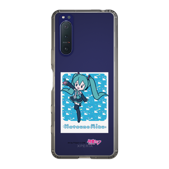 Slim Protection Case［ HATSUNE MIKU - Glitch Sky - Blue ］