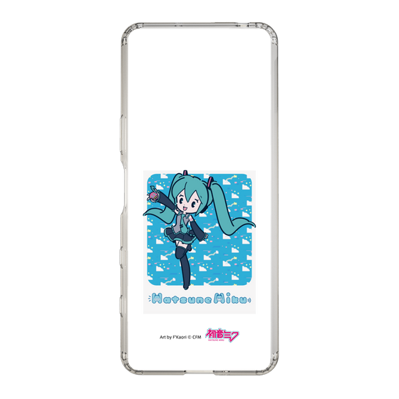 Slim Protection Case［ HATSUNE MIKU - Glitch Sky - Blue ］