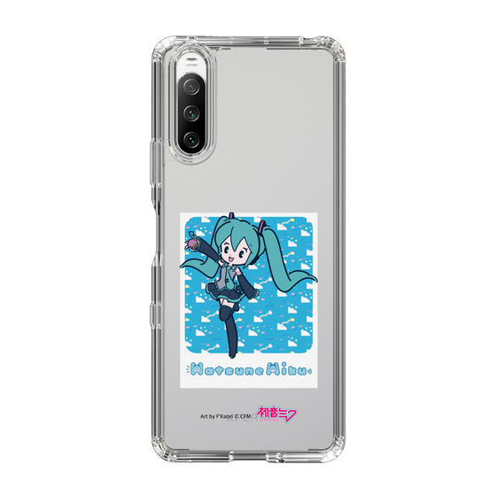 Slim Protection Case［ HATSUNE MIKU - Glitch Sky - Blue ］