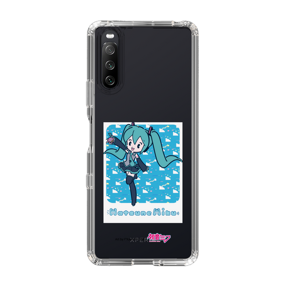 Slim Protection Case［ HATSUNE MIKU - Glitch Sky - Blue ］