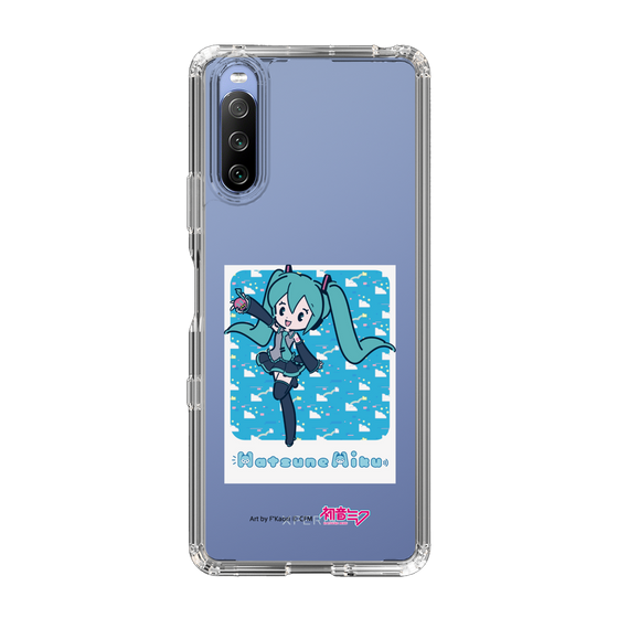 Slim Protection Case［ HATSUNE MIKU - Glitch Sky - Blue ］