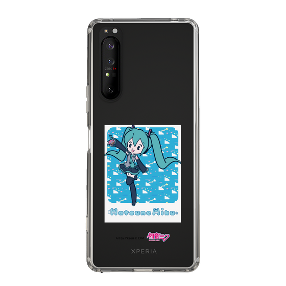 Slim Protection Case［ HATSUNE MIKU - Glitch Sky - Blue ］