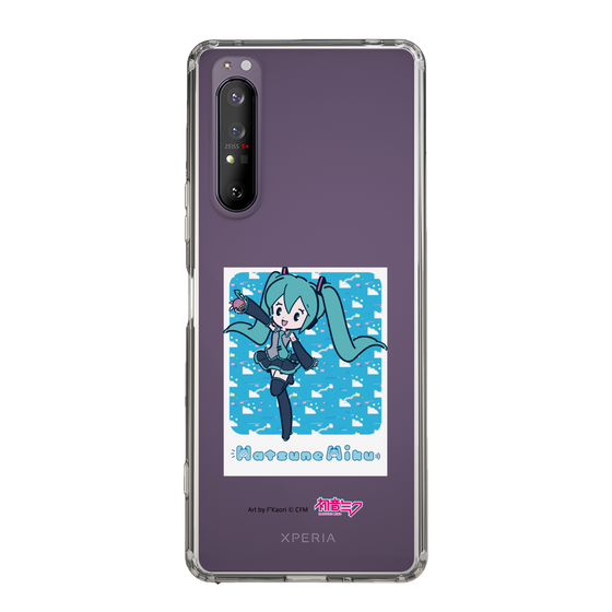 Slim Protection Case［ HATSUNE MIKU - Glitch Sky - Blue ］