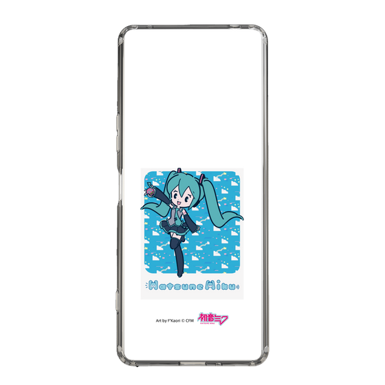 Slim Protection Case［ HATSUNE MIKU - Glitch Sky - Blue ］