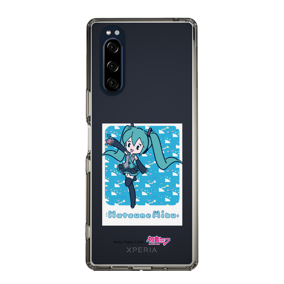 Slim Protection Case［ HATSUNE MIKU - Glitch Sky - Blue ］