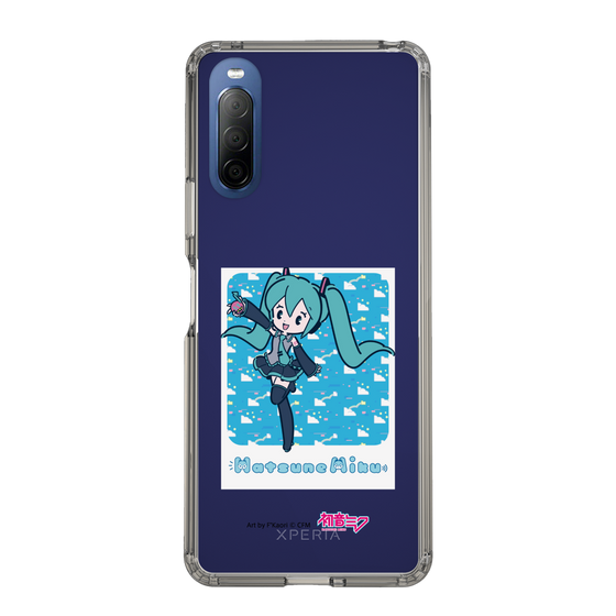 Slim Protection Case［ HATSUNE MIKU - Glitch Sky - Blue ］