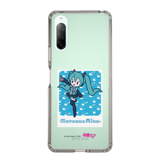 Slim Protection Case［ HATSUNE MIKU - Glitch Sky - Blue ］