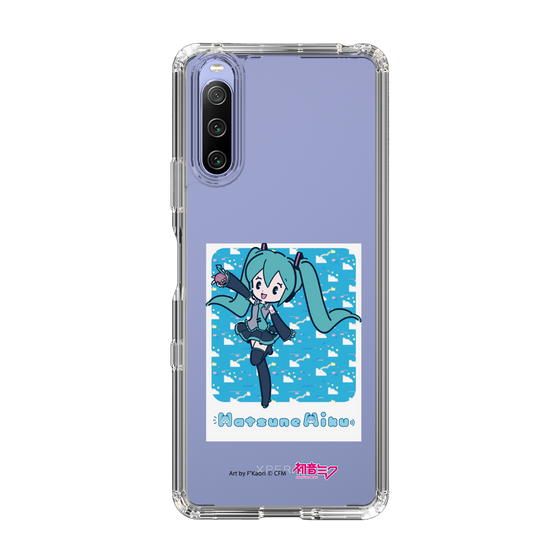 Slim Protection Case［ HATSUNE MIKU - Glitch Sky - Blue ］