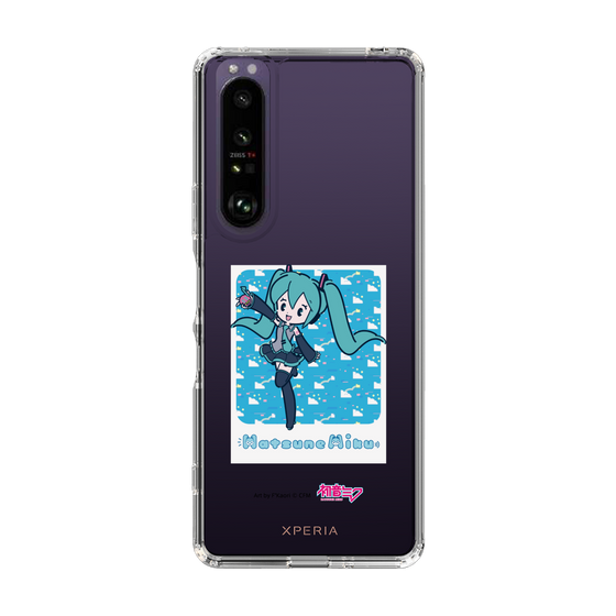 Slim Protection Case［ HATSUNE MIKU - Glitch Sky - Blue ］