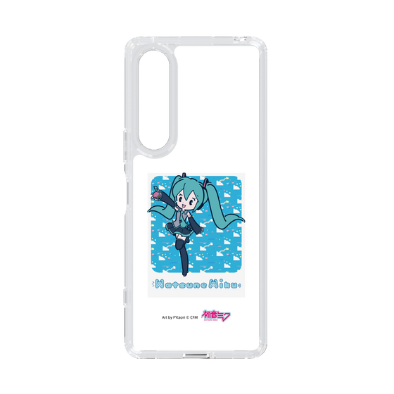 Slim Protection Case［ HATSUNE MIKU - Glitch Sky - Blue ］