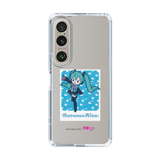 Slim Protection Case［ HATSUNE MIKU - Glitch Sky - Blue ］