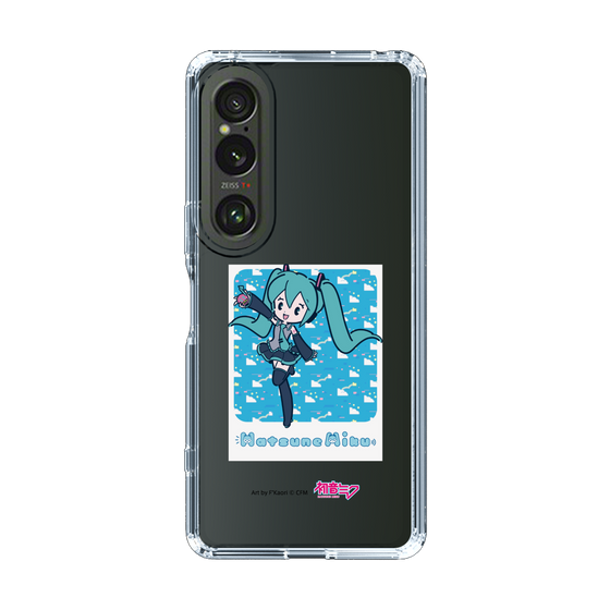 Slim Protection Case［ HATSUNE MIKU - Glitch Sky - Blue ］