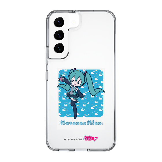 Slim Protection Case［ HATSUNE MIKU - Glitch Sky - Blue ］