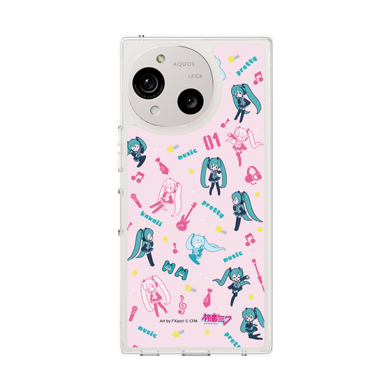 Slim Protection Case［ HATSUNE MIKU - Instrumental - Pink ］