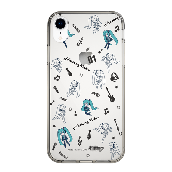Slim Protection Case［ HATSUNE MIKU - Instrumental - Monochrome ］