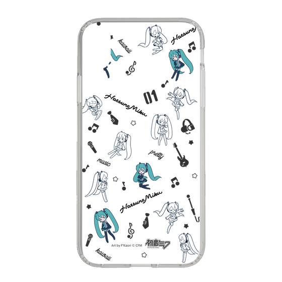 Slim Protection Case［ HATSUNE MIKU - Instrumental - Monochrome ］