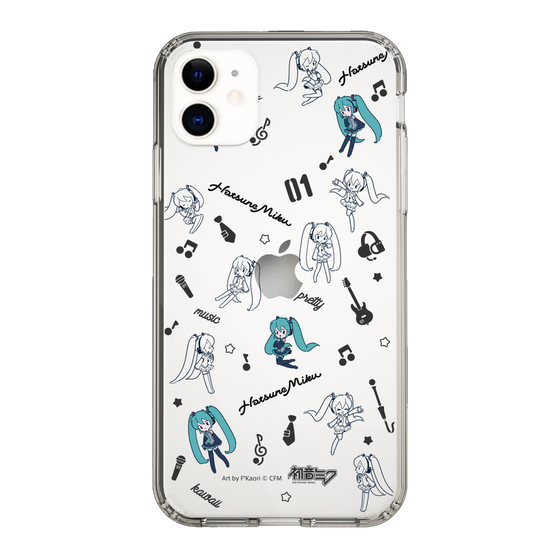 Slim Protection Case［ HATSUNE MIKU - Instrumental - Monochrome ］