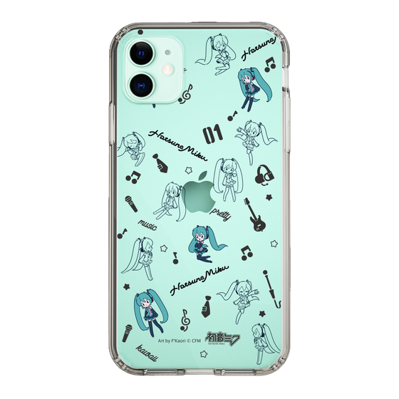 Slim Protection Case［ HATSUNE MIKU - Instrumental - Monochrome ］