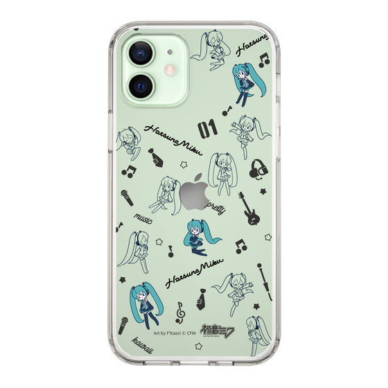 Slim Protection Case［ HATSUNE MIKU - Instrumental - Monochrome ］