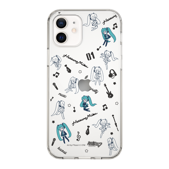 Slim Protection Case［ HATSUNE MIKU - Instrumental - Monochrome ］