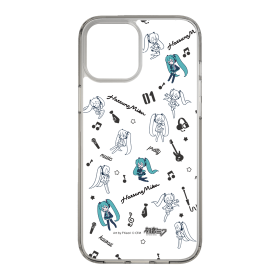 Slim Protection Case［ HATSUNE MIKU - Instrumental - Monochrome ］