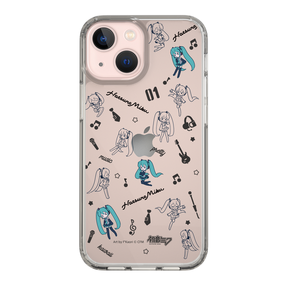 Slim Protection Case［ HATSUNE MIKU - Instrumental - Monochrome ］