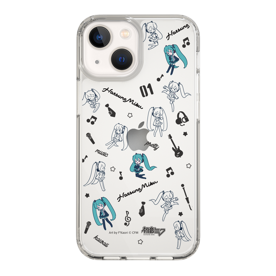 Slim Protection Case［ HATSUNE MIKU - Instrumental - Monochrome ］