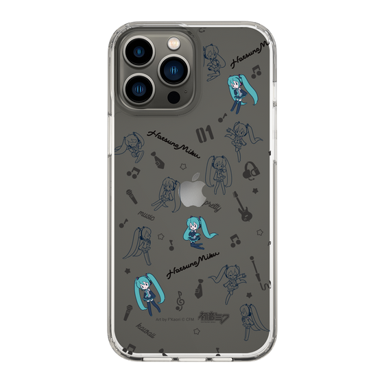 Slim Protection Case［ HATSUNE MIKU - Instrumental - Monochrome ］