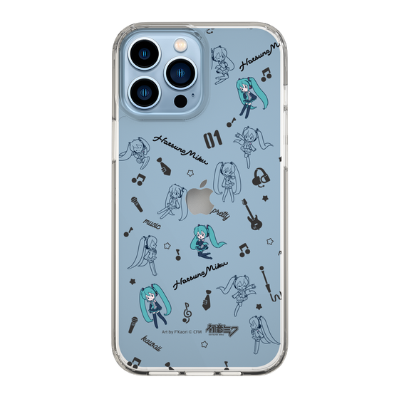 Slim Protection Case［ HATSUNE MIKU - Instrumental - Monochrome ］