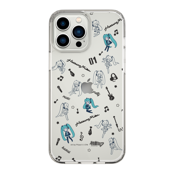 Slim Protection Case［ HATSUNE MIKU - Instrumental - Monochrome ］