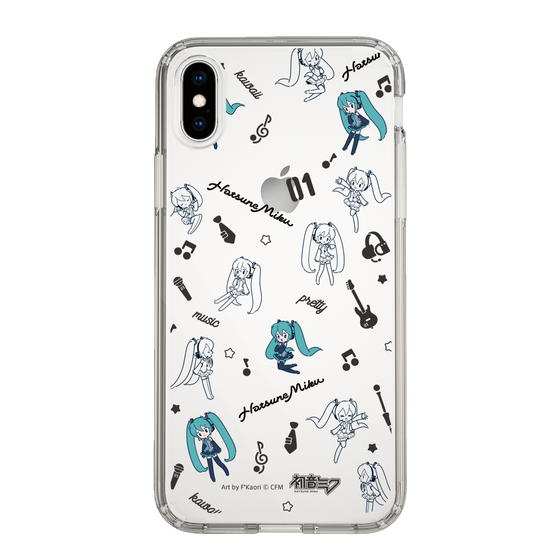 Slim Protection Case［ HATSUNE MIKU - Instrumental - Monochrome ］
