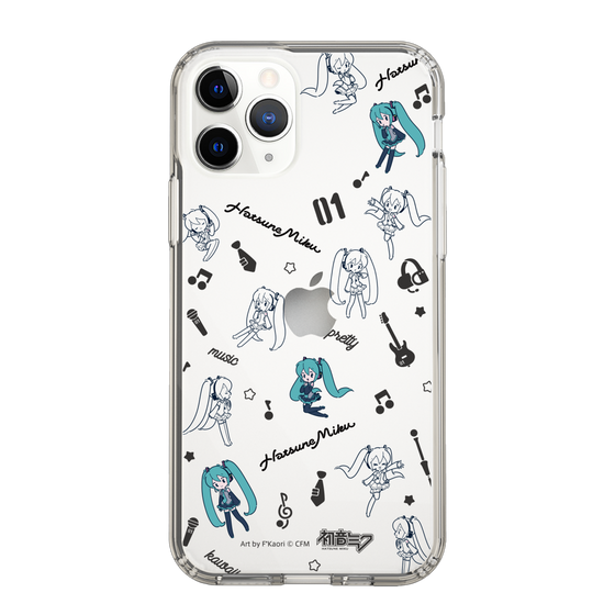 Slim Protection Case［ HATSUNE MIKU - Instrumental - Monochrome ］