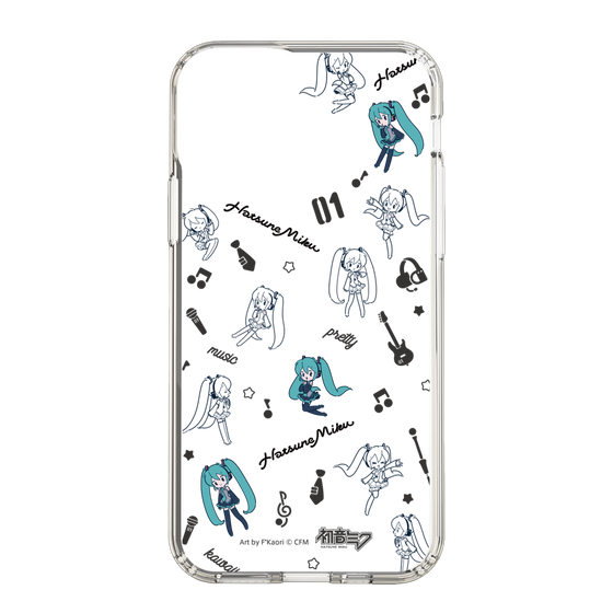 Slim Protection Case［ HATSUNE MIKU - Instrumental - Monochrome ］