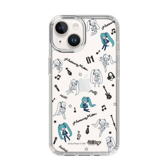 Slim Protection Case［ HATSUNE MIKU - Instrumental - Monochrome ］