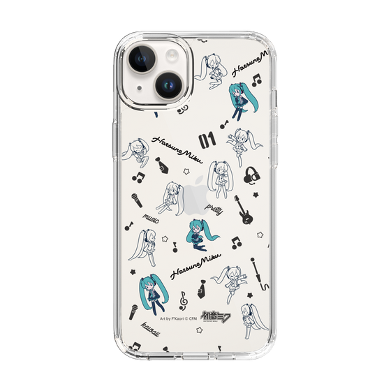 Slim Protection Case［ HATSUNE MIKU - Instrumental - Monochrome ］