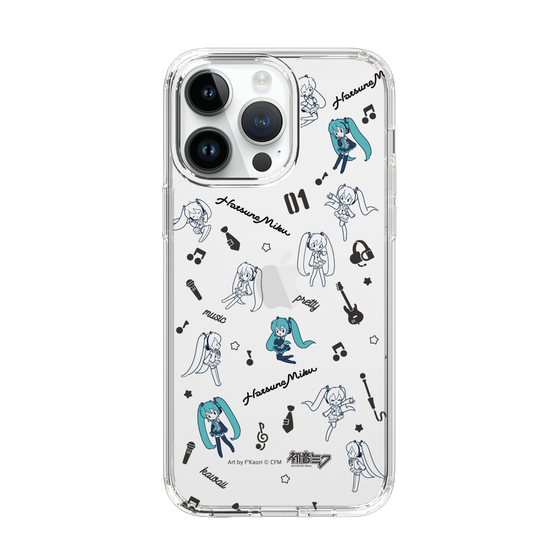 Slim Protection Case［ HATSUNE MIKU - Instrumental - Monochrome ］