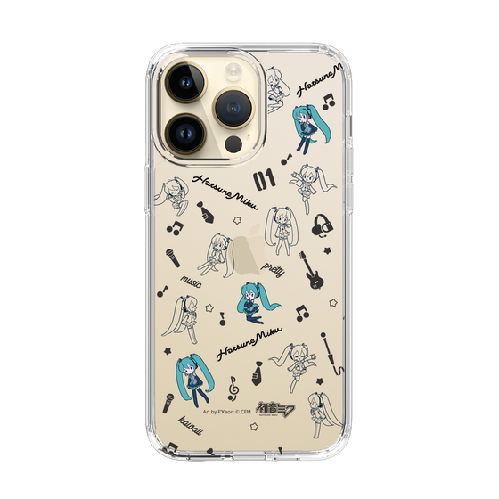 Slim Protection Case［ HATSUNE MIKU - Instrumental - Monochrome ］