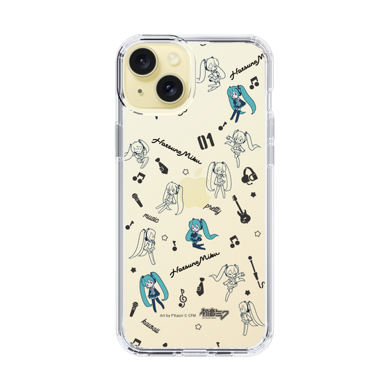 Slim Protection Case［ HATSUNE MIKU - Instrumental - Monochrome ］