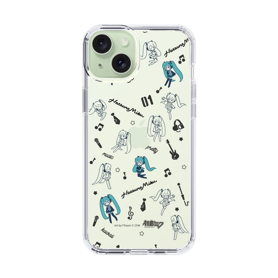 Slim Protection Case［ HATSUNE MIKU - Instrumental - Monochrome ］