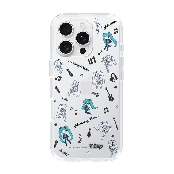 Slim Protection Case［ HATSUNE MIKU - Instrumental - Monochrome ］