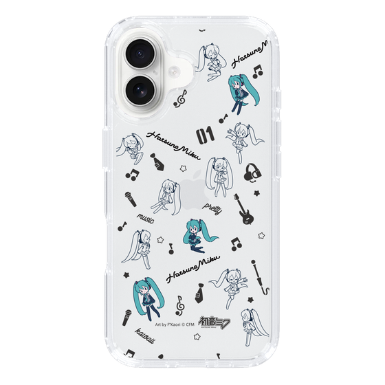 Slim Protection Case［ HATSUNE MIKU - Instrumental - Monochrome ］