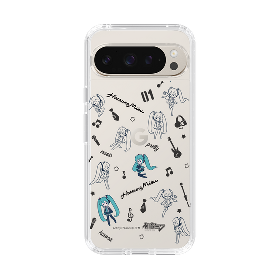 Slim Protection Case［ HATSUNE MIKU - Instrumental - Monochrome ］
