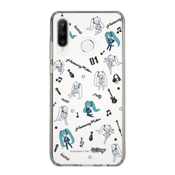 Slim Protection Case［ HATSUNE MIKU - Instrumental - Monochrome ］