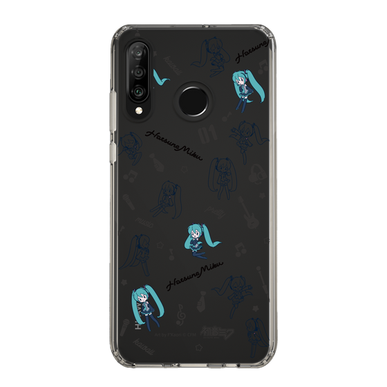 Slim Protection Case［ HATSUNE MIKU - Instrumental - Monochrome ］