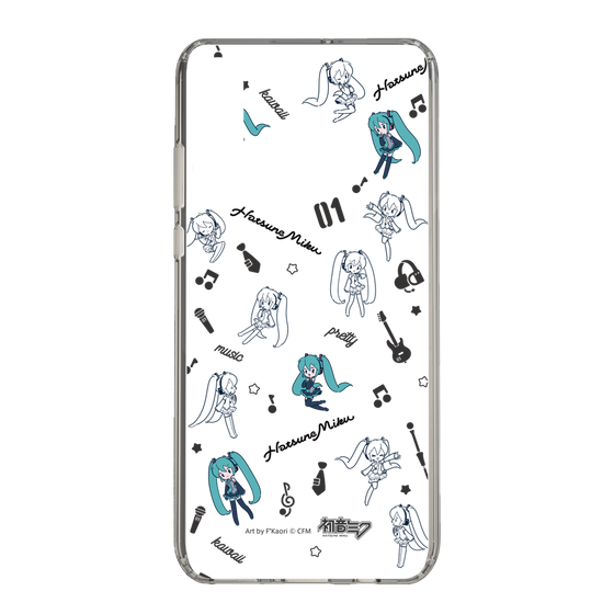 Slim Protection Case［ HATSUNE MIKU - Instrumental - Monochrome ］