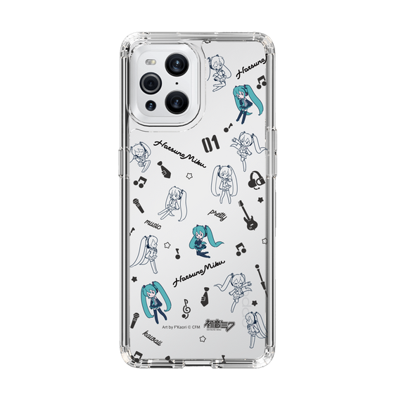 Slim Protection Case［ HATSUNE MIKU - Instrumental - Monochrome ］